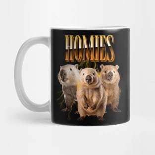Capybara Funny Homies Mug